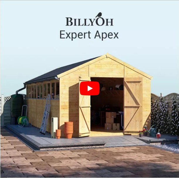 Billyoh Expert Tongue And Groove Apex Workshop Garden Sheds Garden