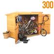 BillyOh 3 x 6 Pent Tongue and Groove Bike Storage