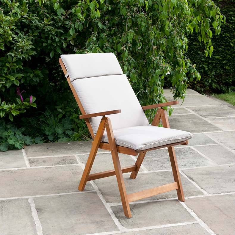 BillyOh Windsor 1 x Reclining Acacia Hardwood Garden Chair