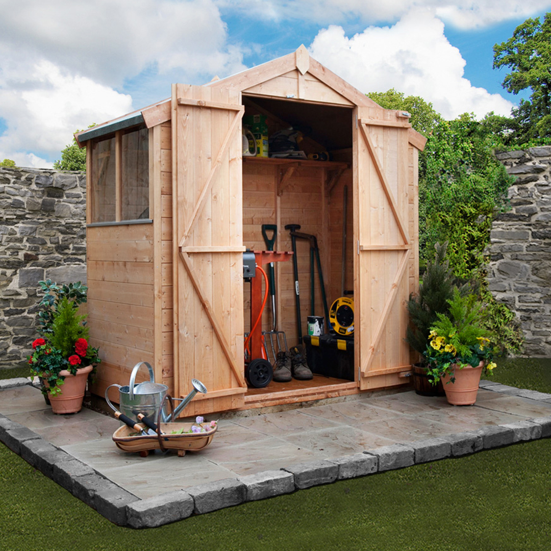 BillyOh 3 x 6 Windowed Tongue and Groove Apex Garden Shed 4000 Range