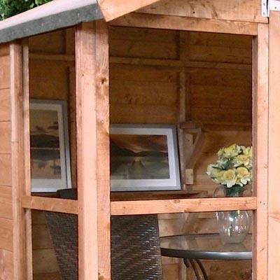 The shed comes with a solid sheet flooring option. Although you can 