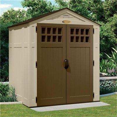 Home Garden Storage Suncast Adlington Four Plastic Storage Shed