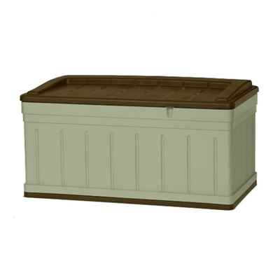 Garden Storage on Garden Storage Box With Seat   488 Litre Capacity   Plastic Garden