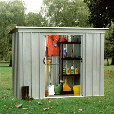 Yardmaster PZ Pent Metal Sheds - Metal Sheds Direct - Garden Buildings ...