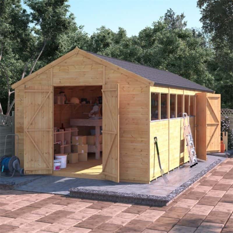 7 Best Large Wooden Sheds for DIY (2020) | Garden Buildings Direct