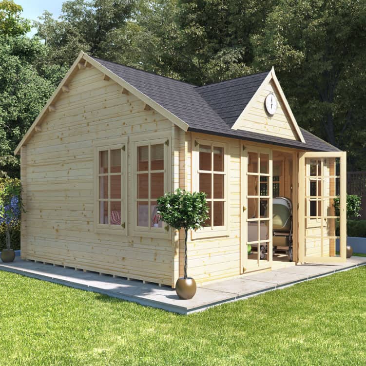 What Is the Best Thickness for a Log Cabin? | Blog - Garden Buildings ...