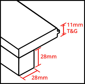 Michel F.: 12x8 shed t&amp;g