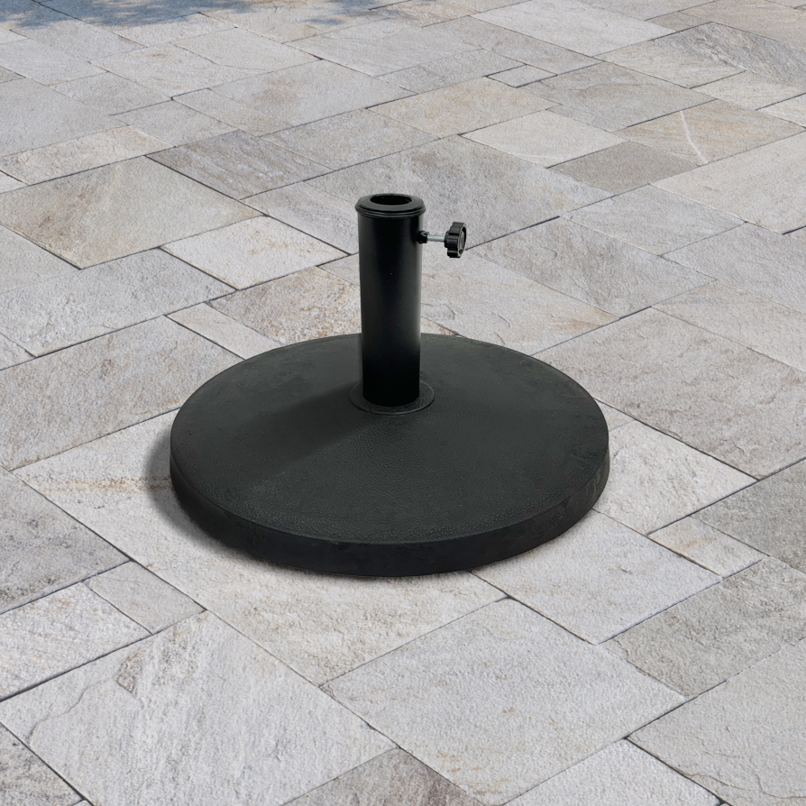 Black Plain Parasol Base Black Plain Parasol Base