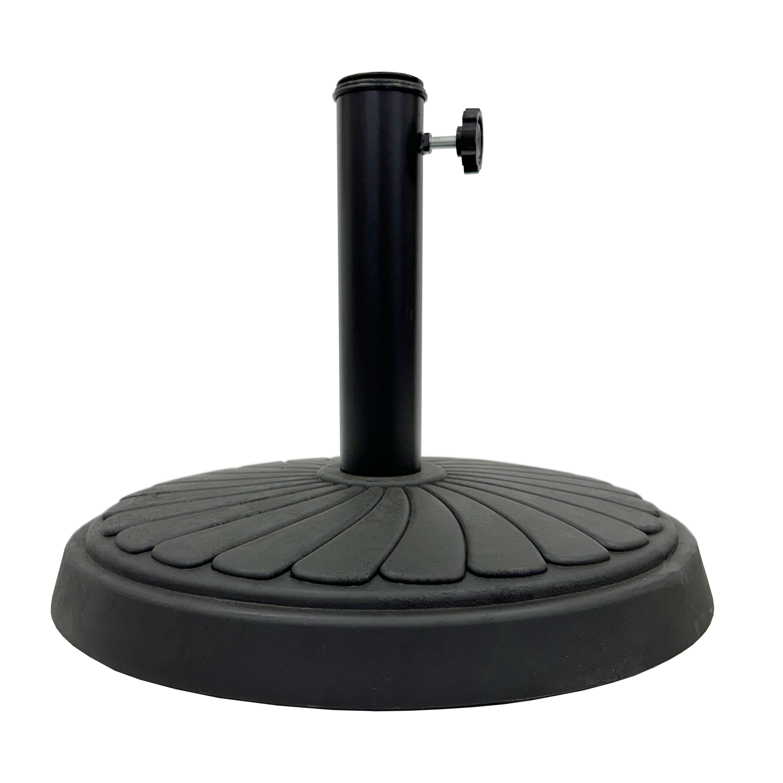 Black Swirled Parasol Base Black Swirled Parasol Base